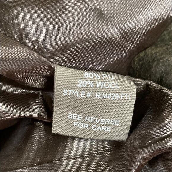 Ryu | Brown Asymmetrical Drape Zip Jacket Peplum Unique Distressed Mad Max - Picture 3 of 11